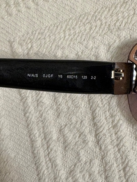 Authentic Kate Spade Nia/S Sunglasses Brown Gradient Python Print